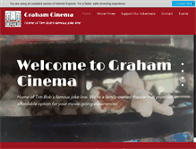 Tablet Screenshot of grahamcinema.net